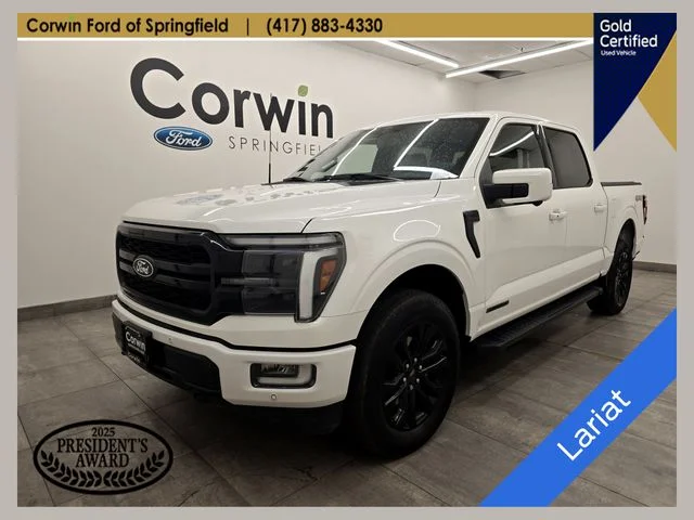 Certified Used 2024 Oxford White Ford Lariat image 1