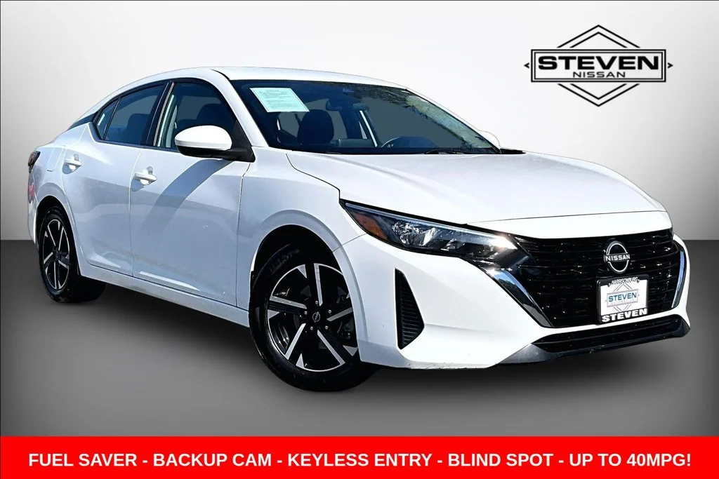 Used 2024 White Nissan SV image 1