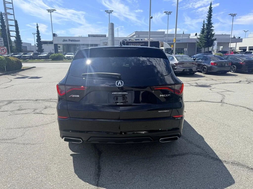 Used 2024 Majestic Black Pearl Acura A-Spec SH-AWD Certified Pre-Owned   One Owner   Lo image 4