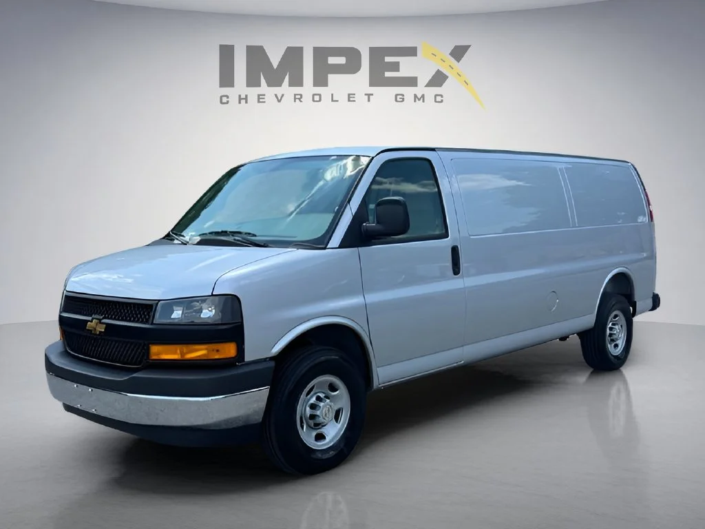New 2026 Silver Chevrolet Work Van image 1