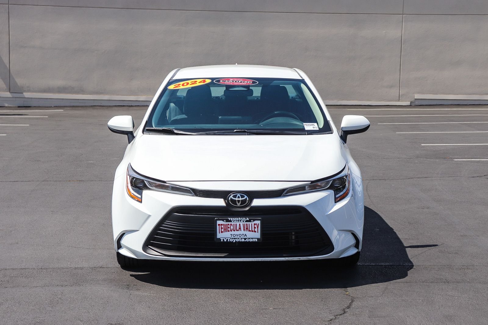 Certified Used 2024 Ice Toyota LE image 2