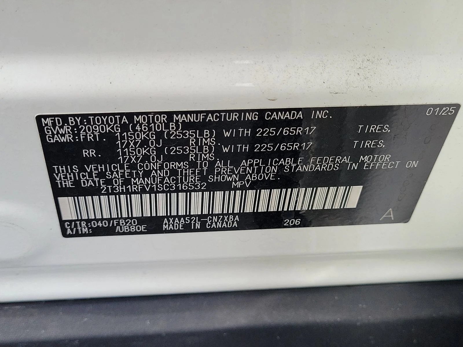Certified Used 2025 White Toyota LE image 27