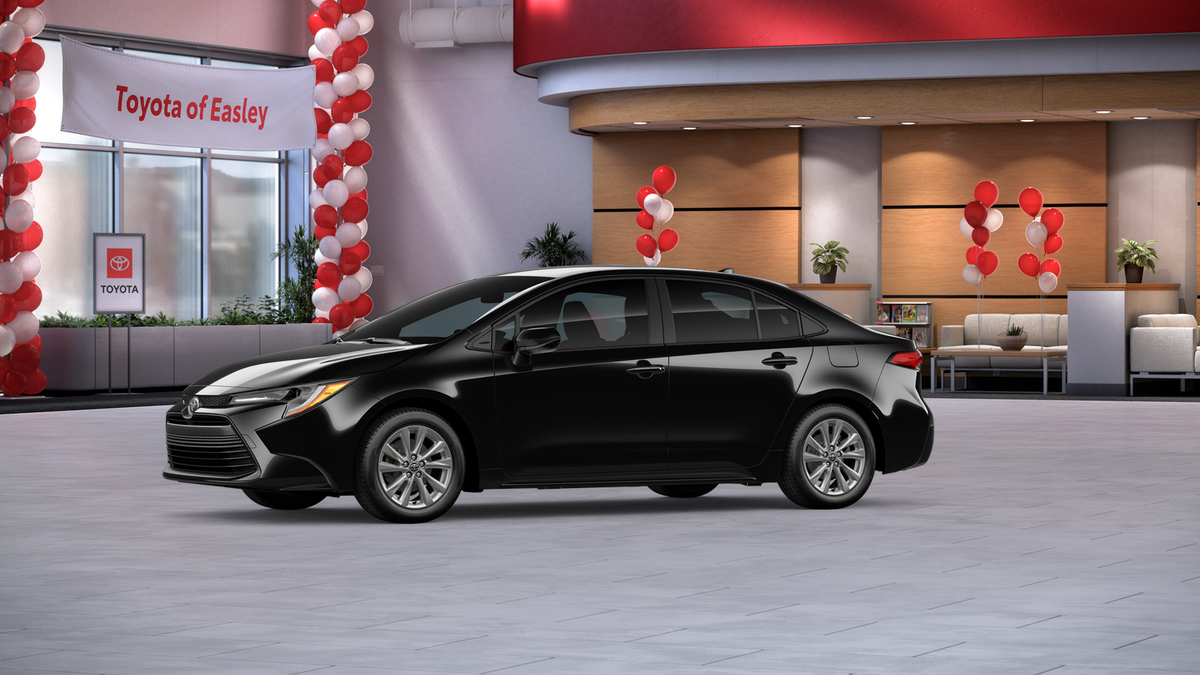 New 2026 Midnight Black Metallic Toyota LE image 3