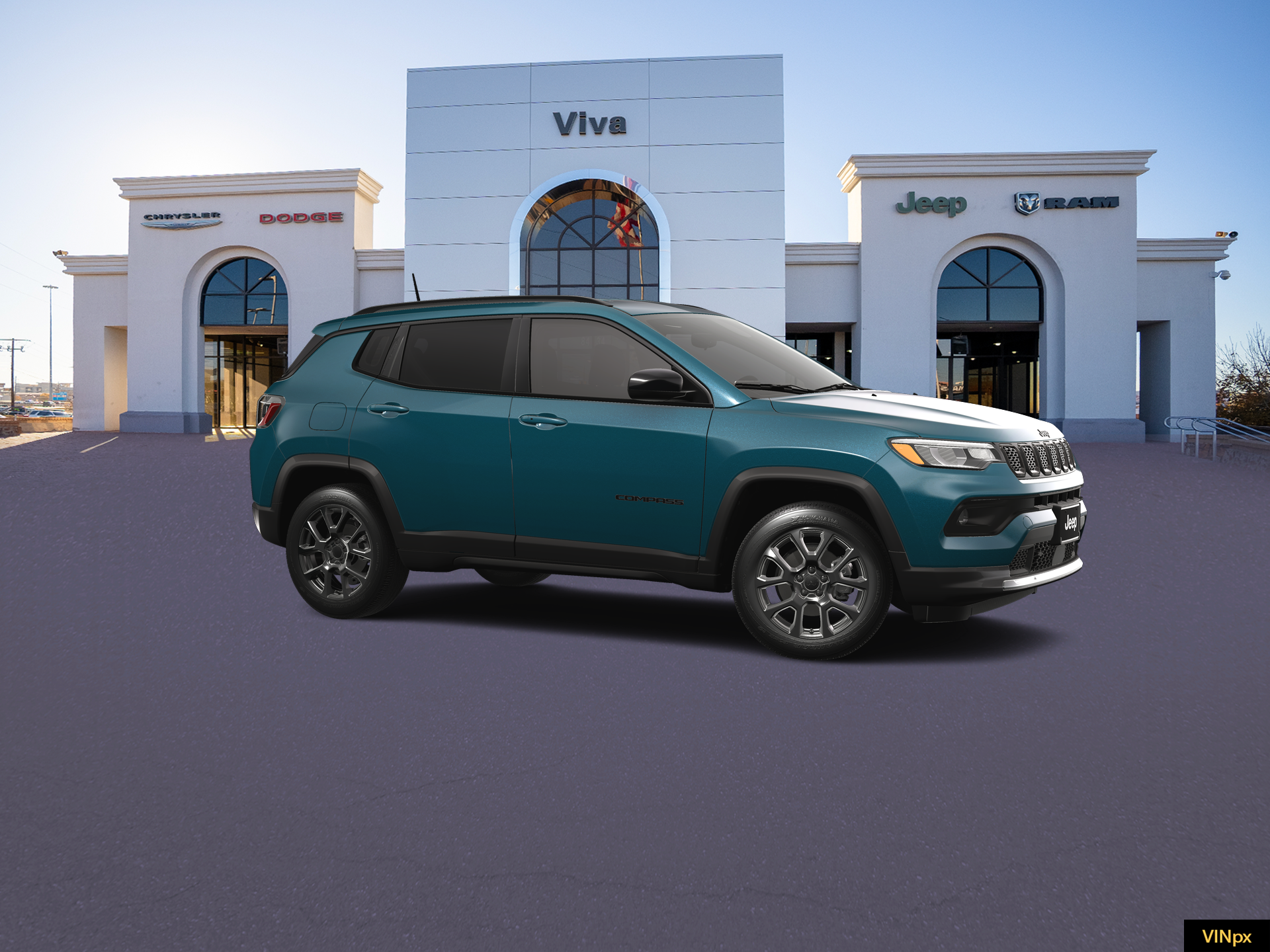 New 2026 Fathom Blue Pearl-Coat Exterior Paint Jeep Latitude image 22
