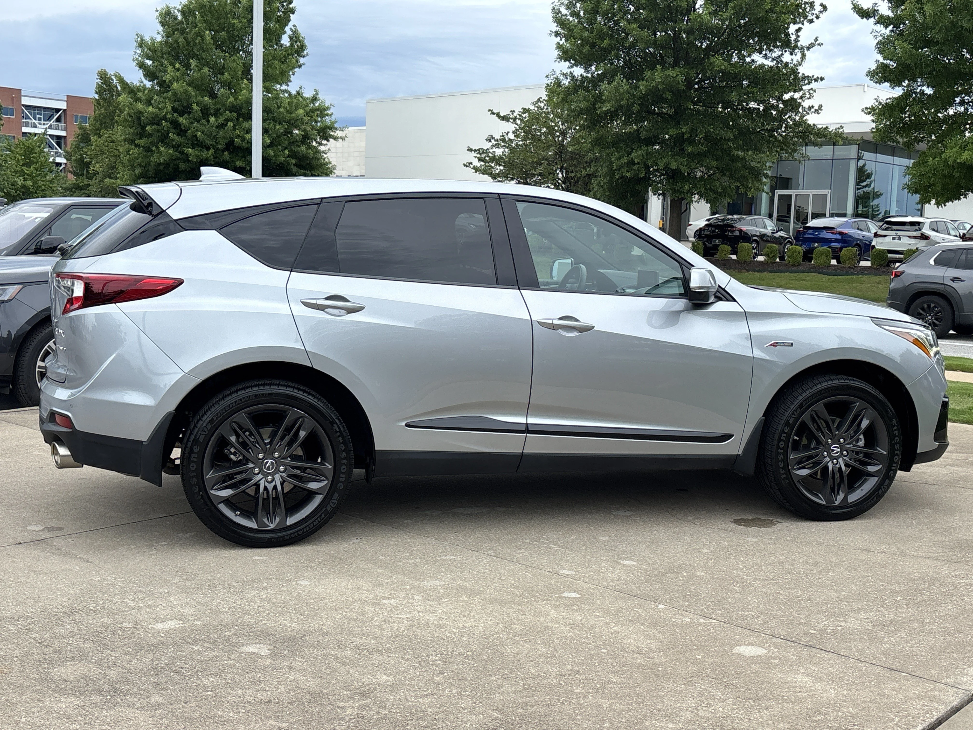 Used 2020 Lunar Silver Metallic Acura SH-AWD A-Spec Package image 2