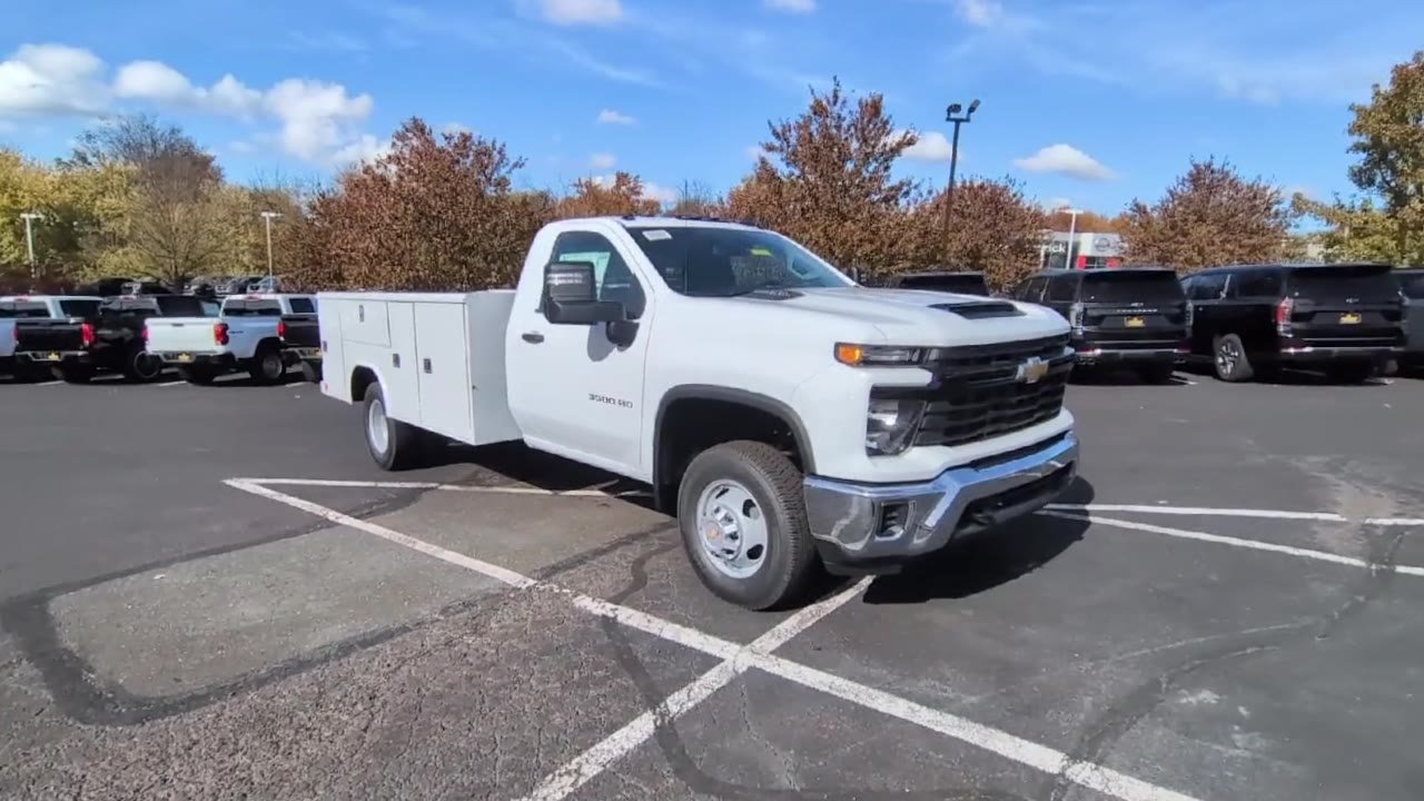 New 2025 Summit White Chevrolet Work Truck image 34