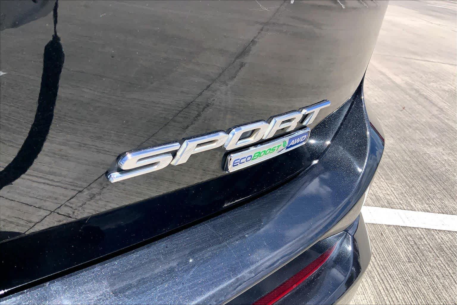 Used 2015 Tuxedo Black Ford Sport image 10