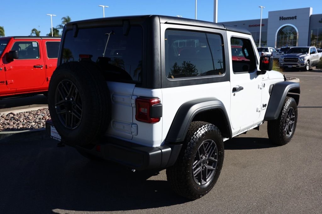 New 2026 Bright White Clear-Coat Exterior Paint Jeep Sport S image 3
