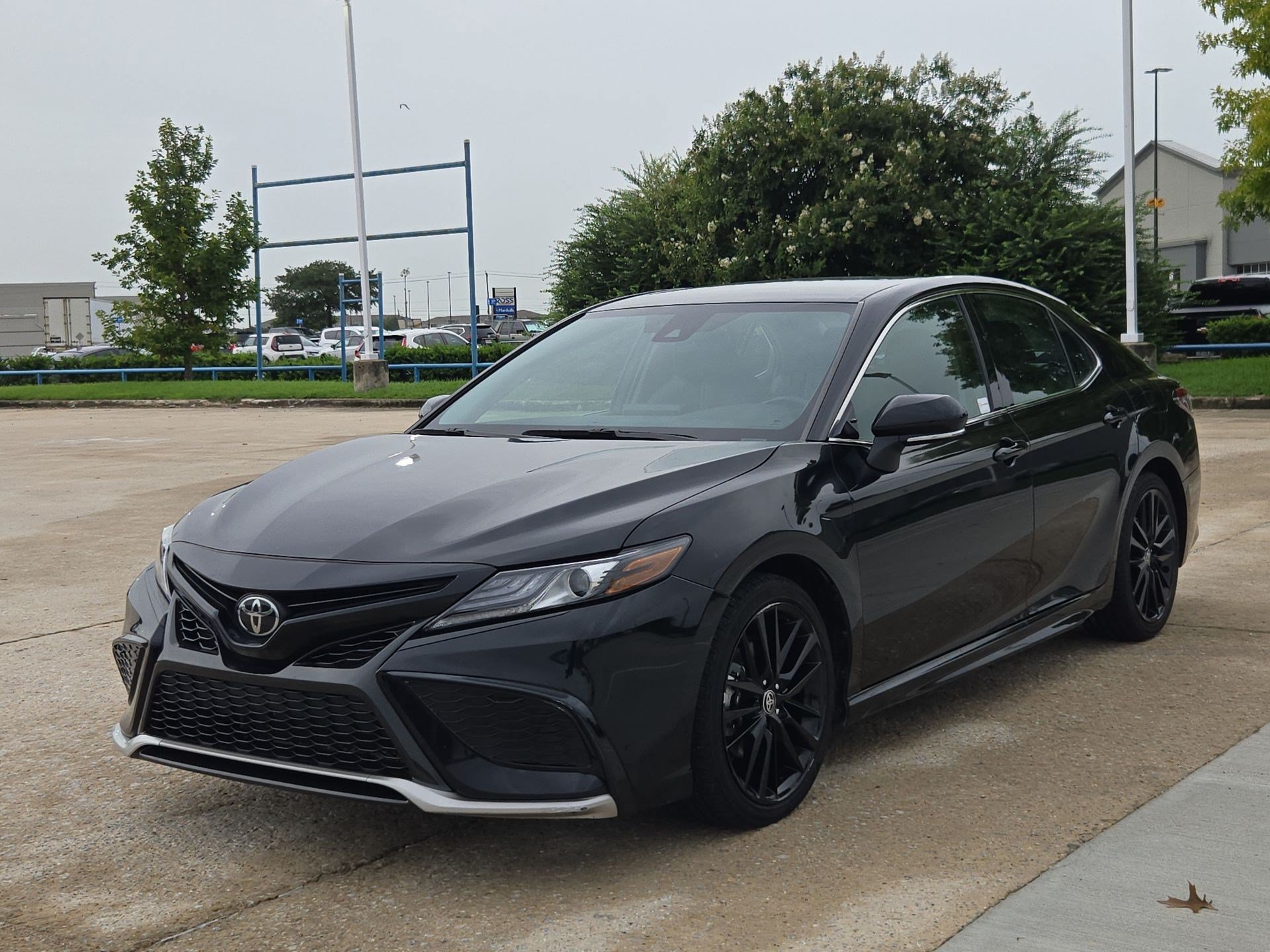 Used 2024 Midnight Black Metallic Toyota XSE image 7