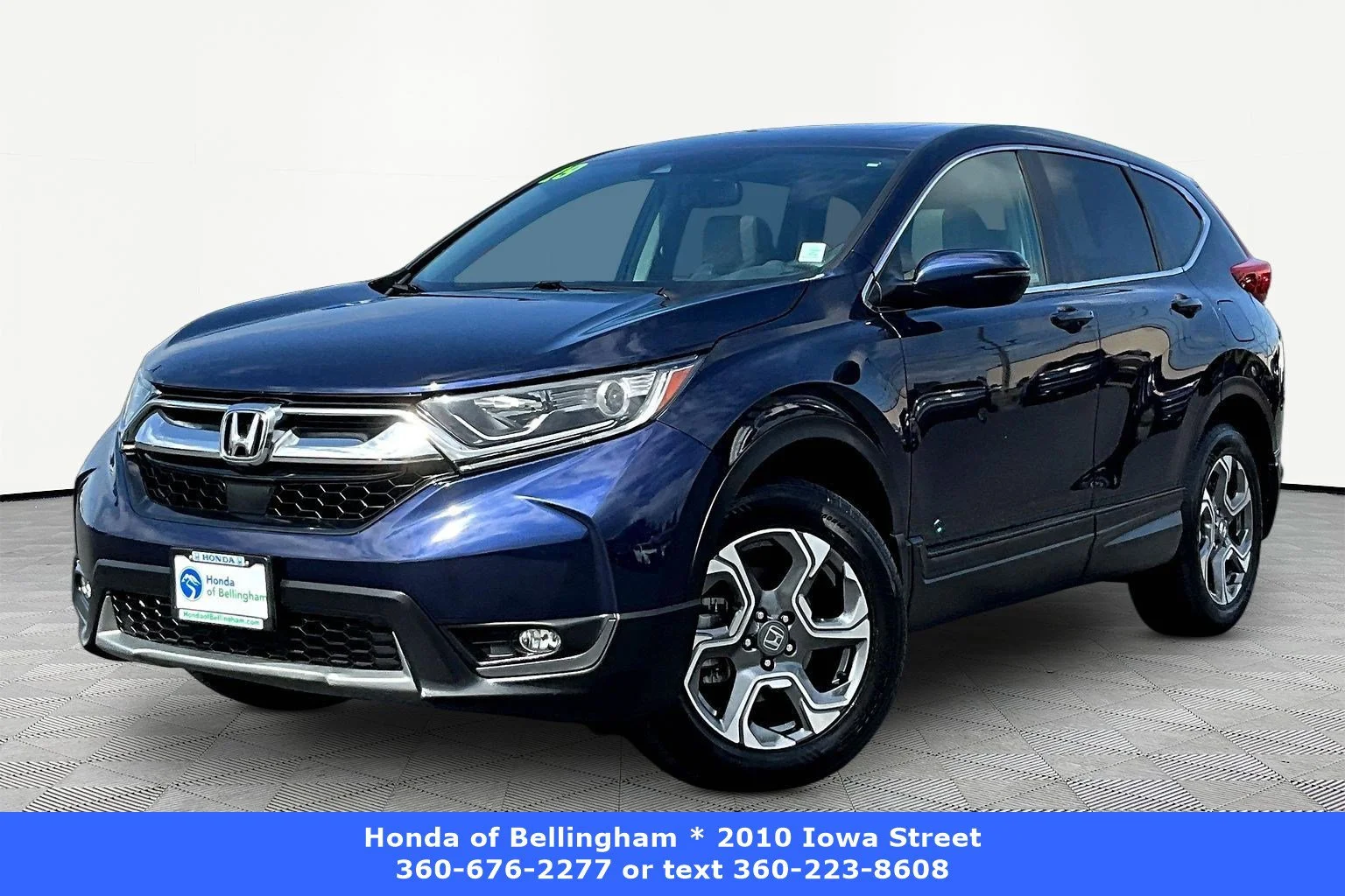 Used 2019 Blue Honda EX-L image 3