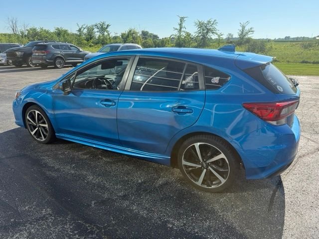 Used 2021 Ocean Blue Pearl Subaru Sport image 4
