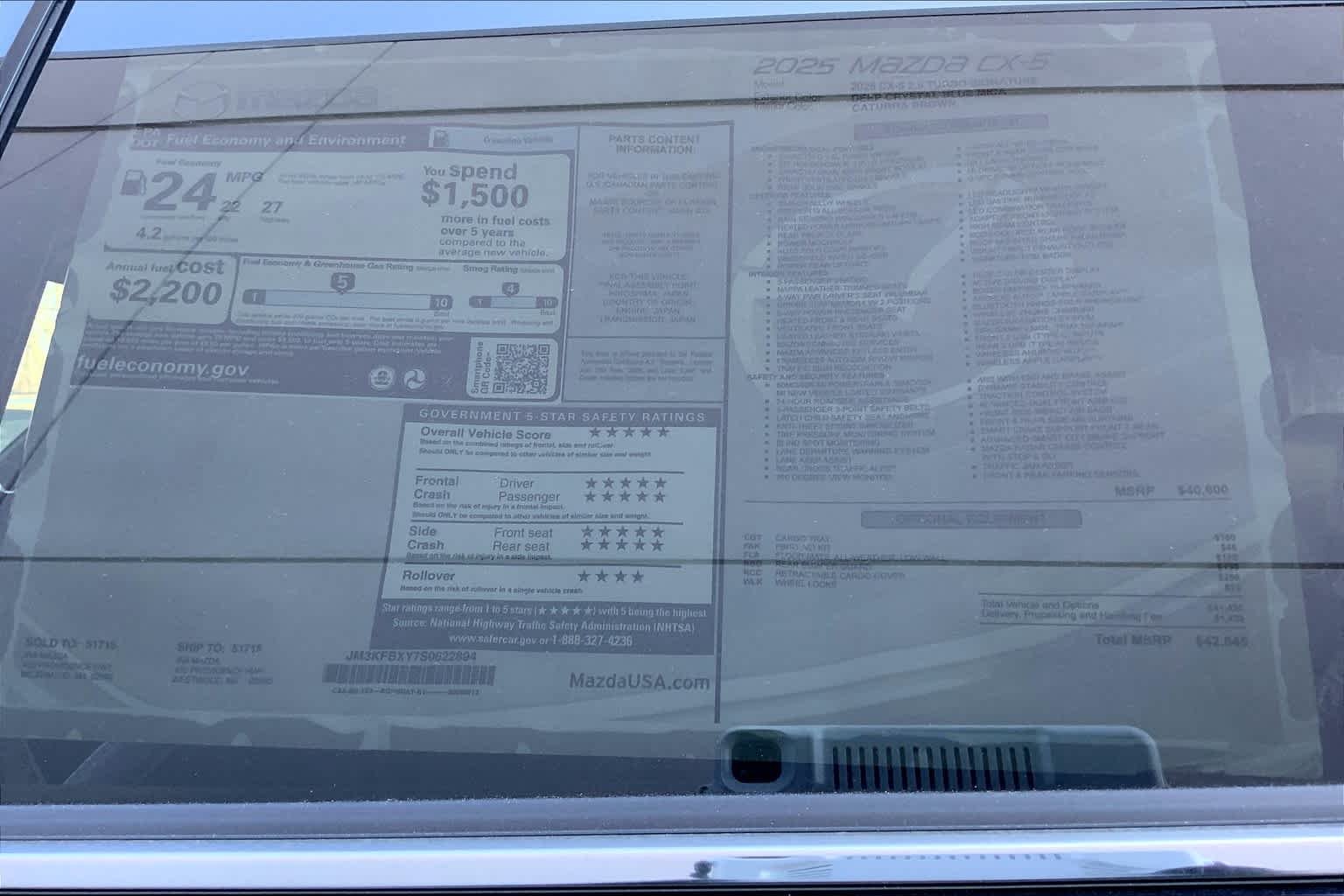 2025 Mazda CX-5 Turbo Signature - Photo 18