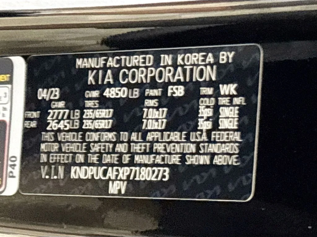 Used 2023 Black Kia LX image 24