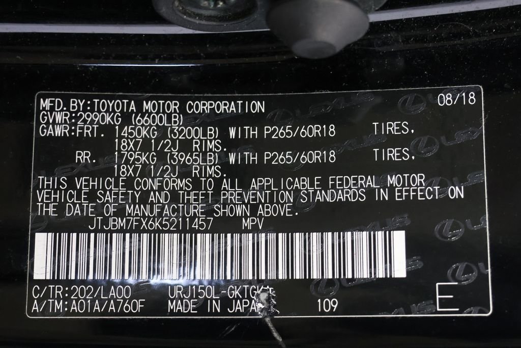 Used 2019 Onyx Black Lexus 460 image 29