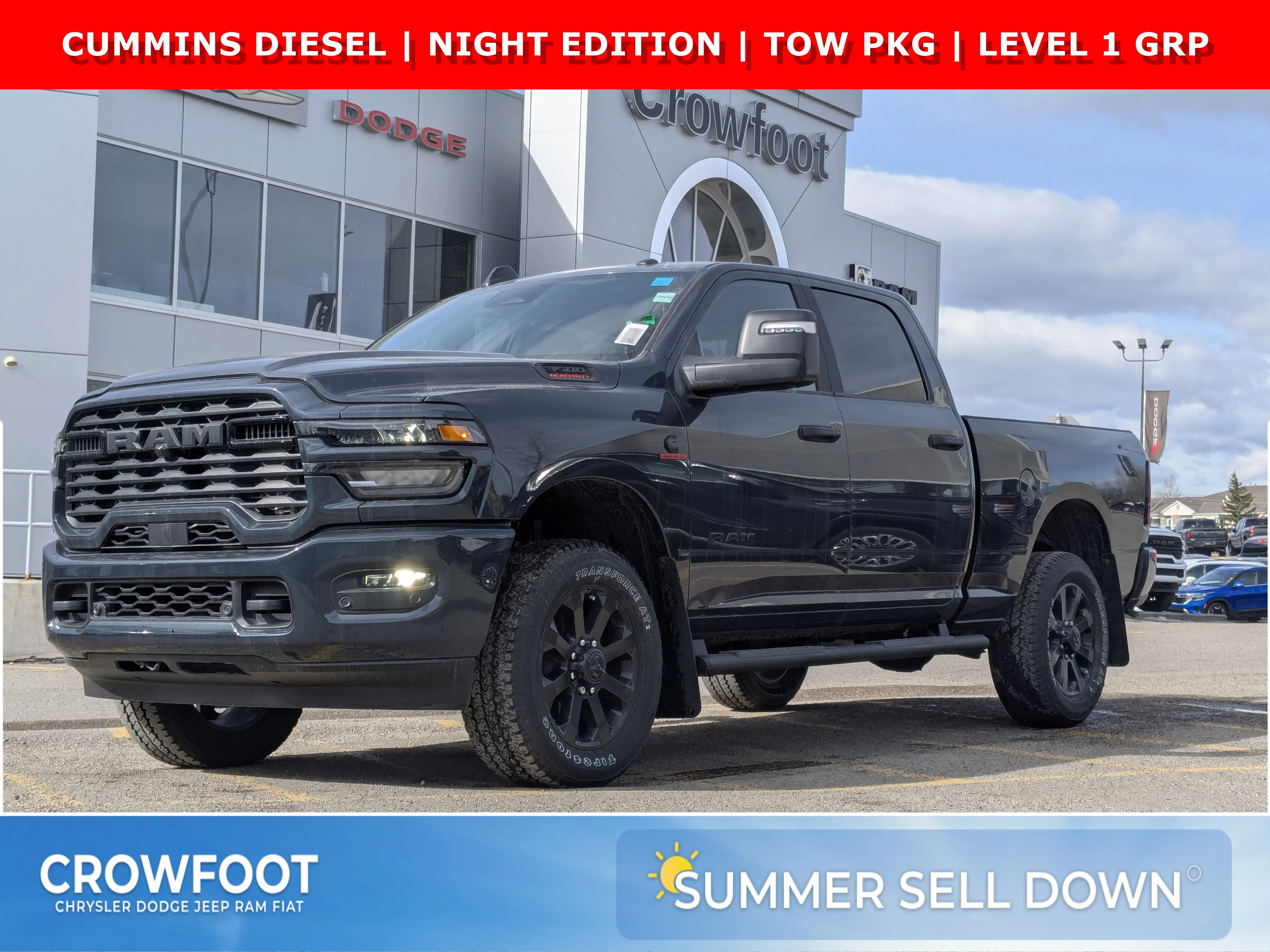 New 2026 Blue RAM Big Horn - - Night Edition - Big Horn Lvl 1 Plus Grp - 5th Wheel/Gooseneck Prep - 6.7L Cummins HO Di image 1