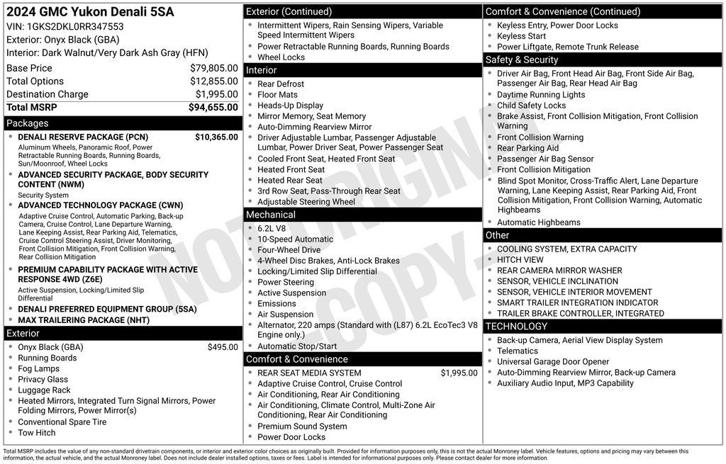 Certified Used 2024 Black GMC Denali image 24