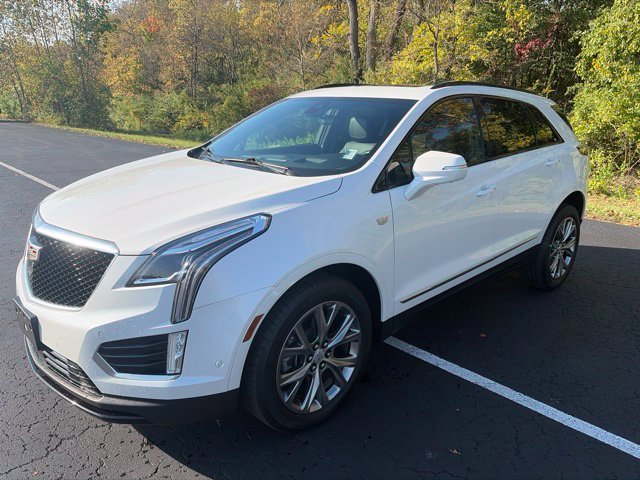 Used 2021 Crystal White Tri-Coat Cadillac Sport image 3