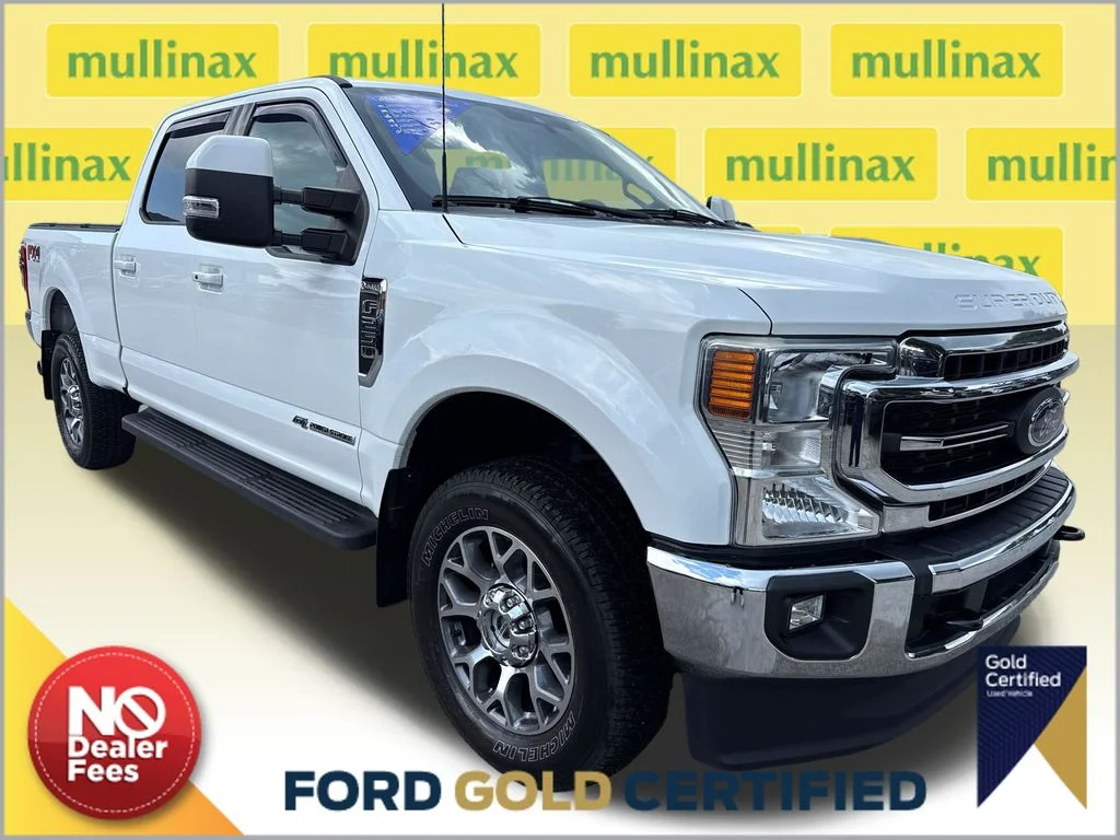 Certified Used 2022 White Ford Lariat image 1
