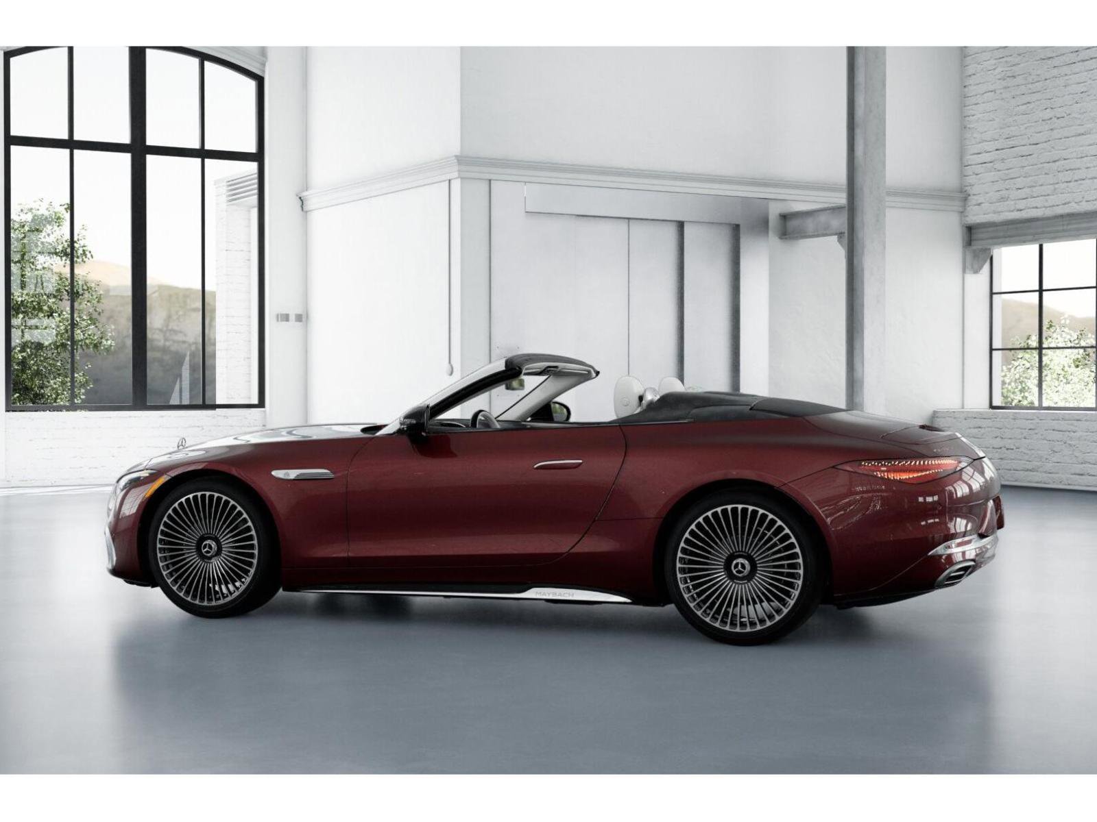 New 2026 MANUFAKTUR exclusive barolo red metallic Mercedes-Benz Maybach SL 680 Monogram Series image 32