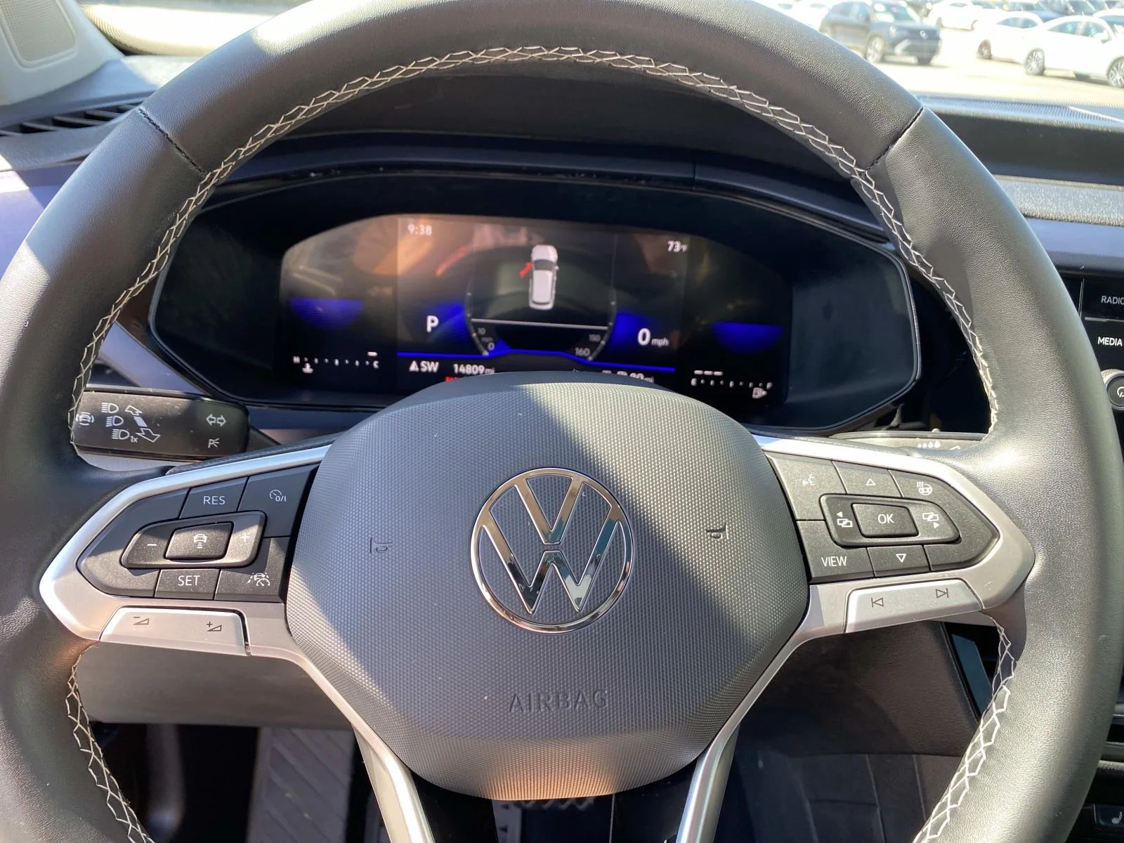 Used 2023 Deep Black Pearl Volkswagen SE FWD image 15