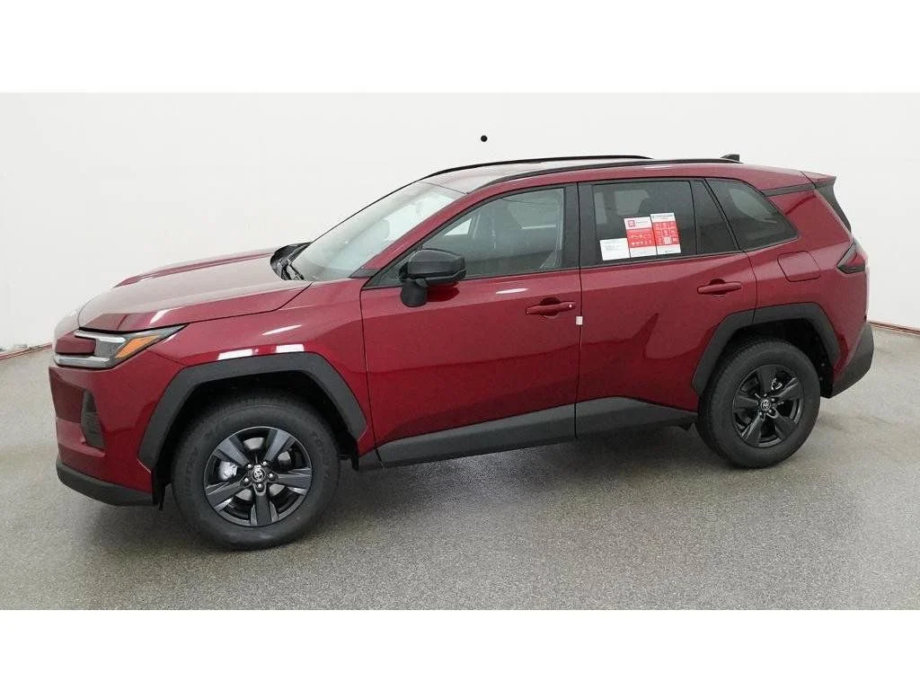 New 2026 Red Toyota LE image 3