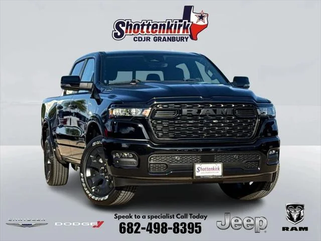 New 2026 Diamond Black Crystal Pearl-Coat Exterior Paint RAM LONE STAR image 1