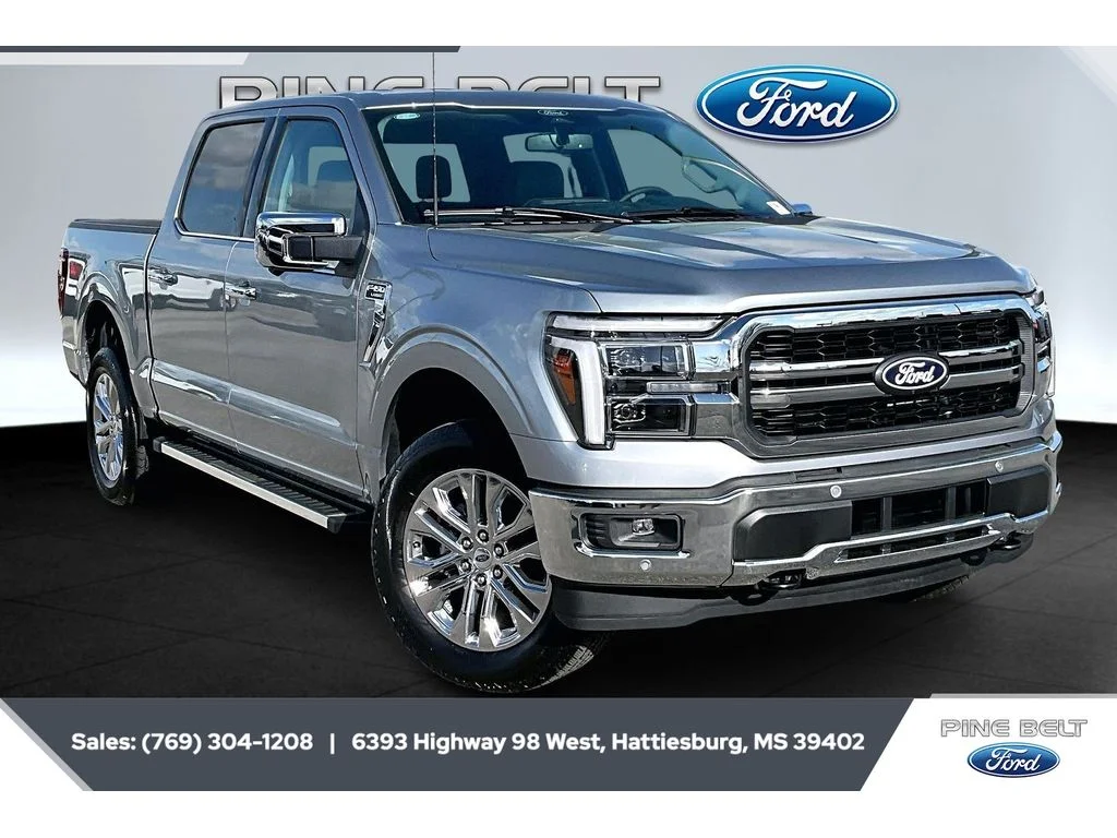 New 2026 Iconic Silver Metallic Ford Lariat® image 1