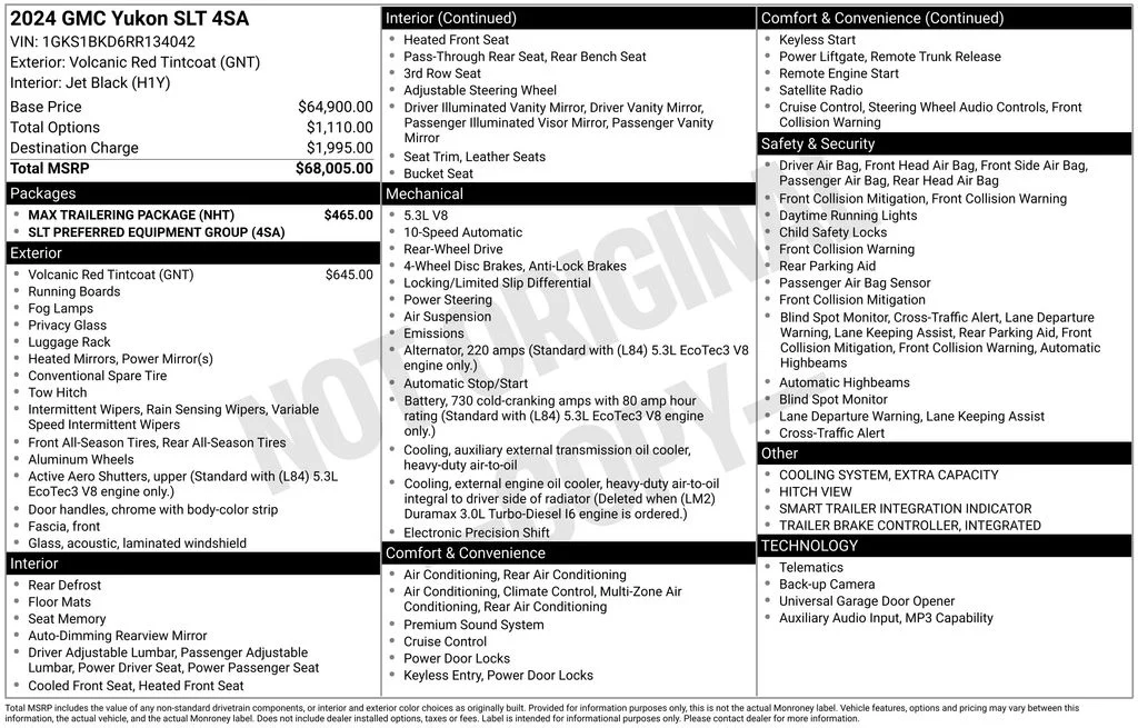 Used 2024 Red GMC SLT image 8