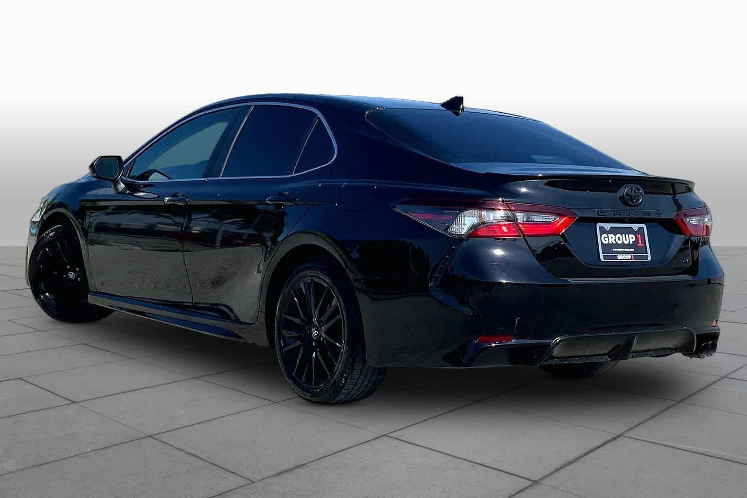 Used 2023 Midnight Black Metallic Toyota SE Nightshade image 12