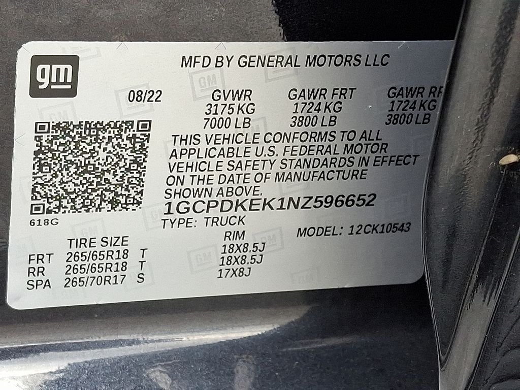 Used 2022 Gray Chevrolet LT image 26