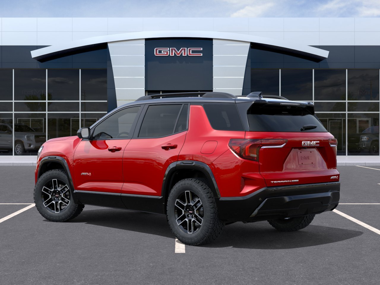 New 2027 Volcanic Red Tintcoat GMC AT4 image 3