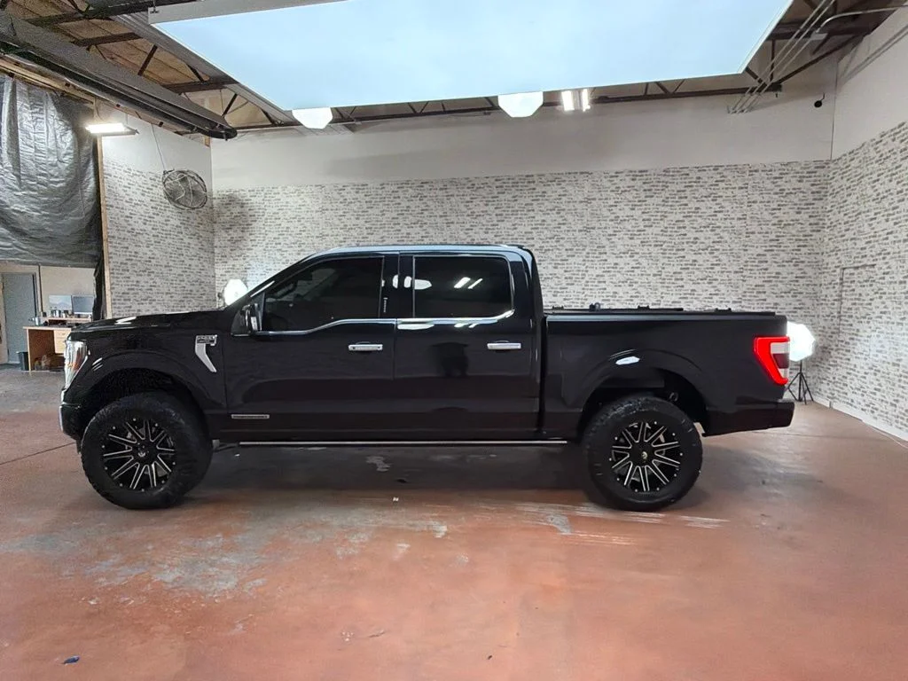Used 2021 Agate Black Metallic Ford Limited image 4