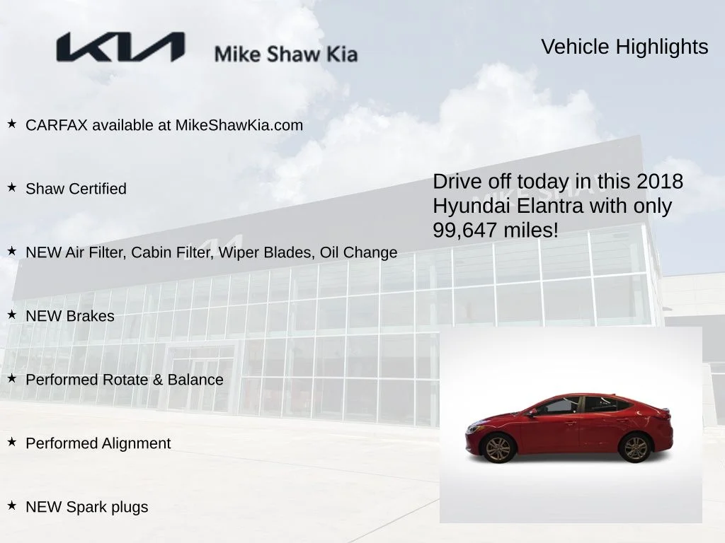 Used 2018 Red Hyundai SEL image 8