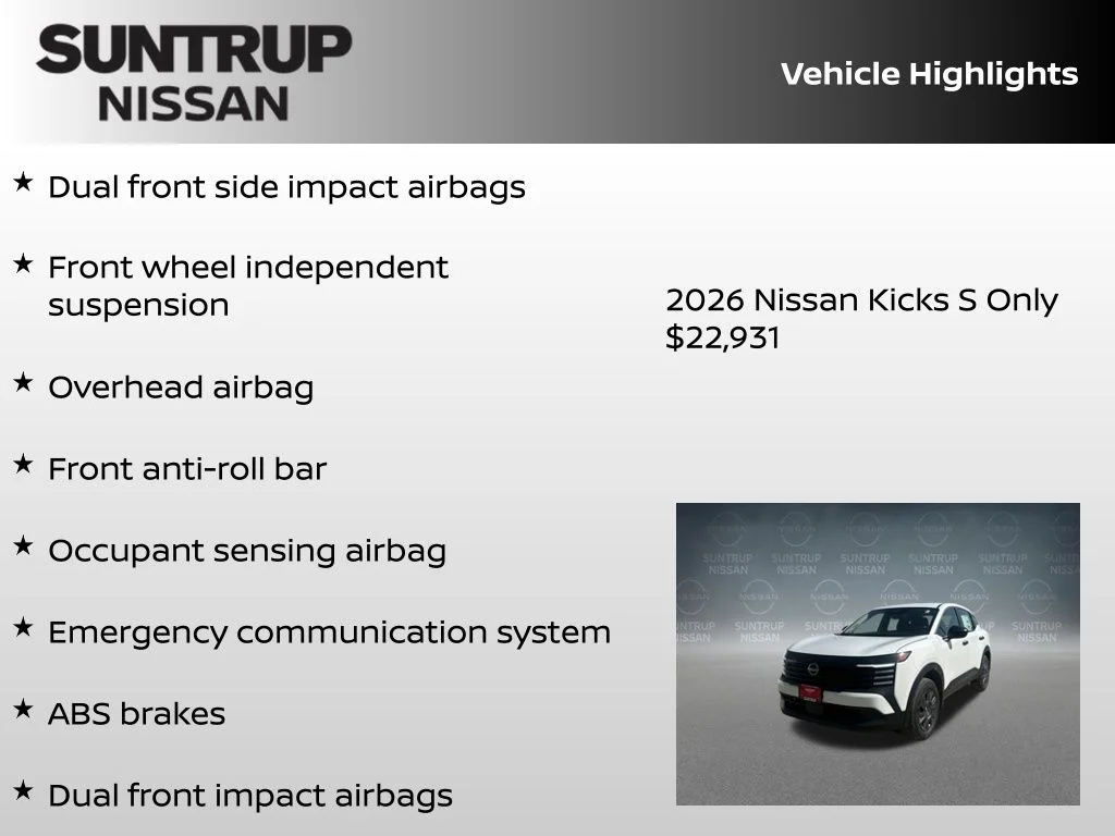 New 2026 White Nissan S image 16