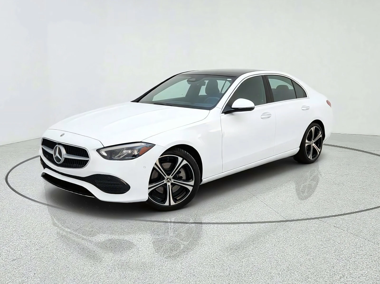 Used 2023 MANUFAKTUR Moonlight White Metallic Mercedes-Benz C 300 image 1