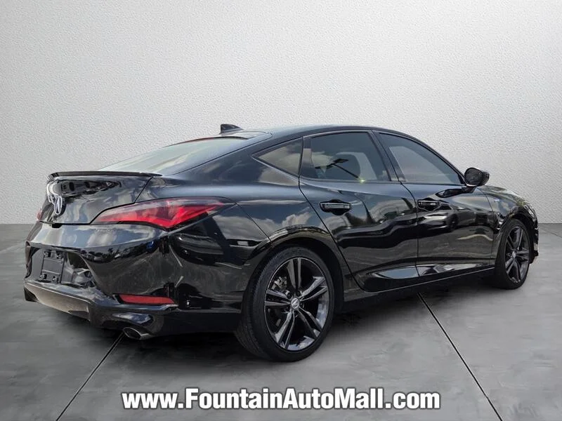 Used 2024 Majestic Black Pearl Acura CVT W/A-SPEC PACKAGE image 4