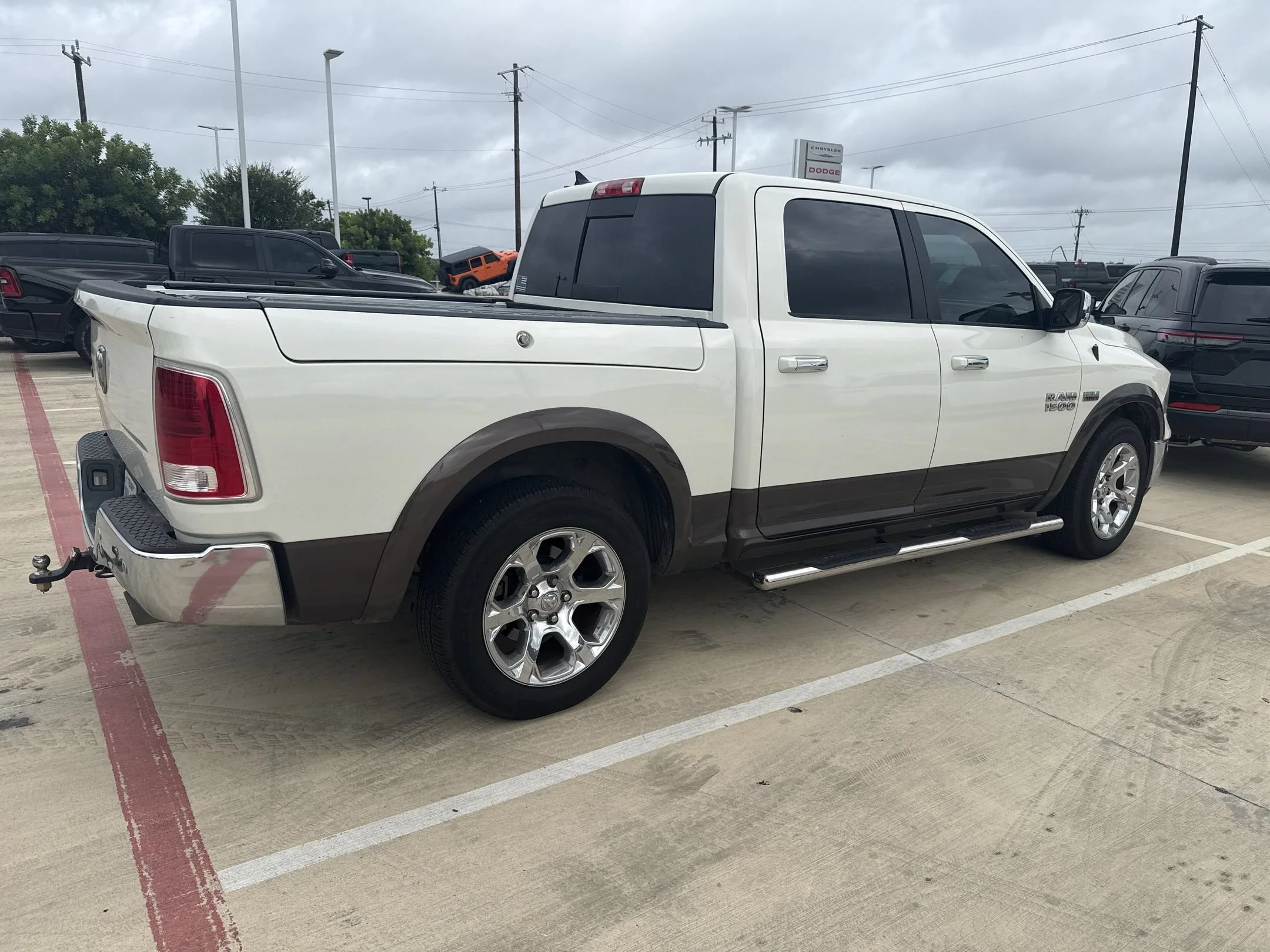Used 2018 White Ram Laramie image 2