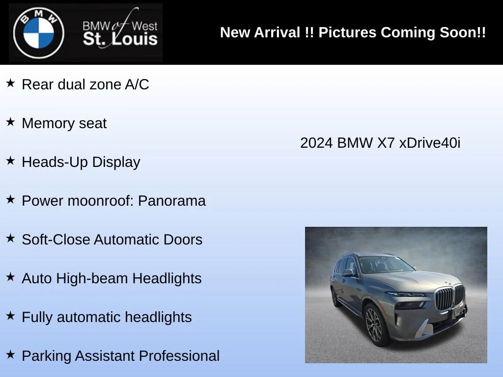 Used 2024 Gray BMW xDrive40i image 9
