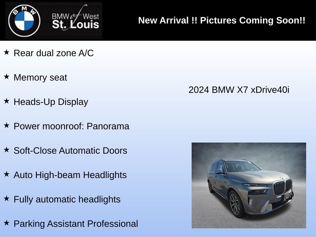 Used 2024 Gray BMW xDrive40i image 9