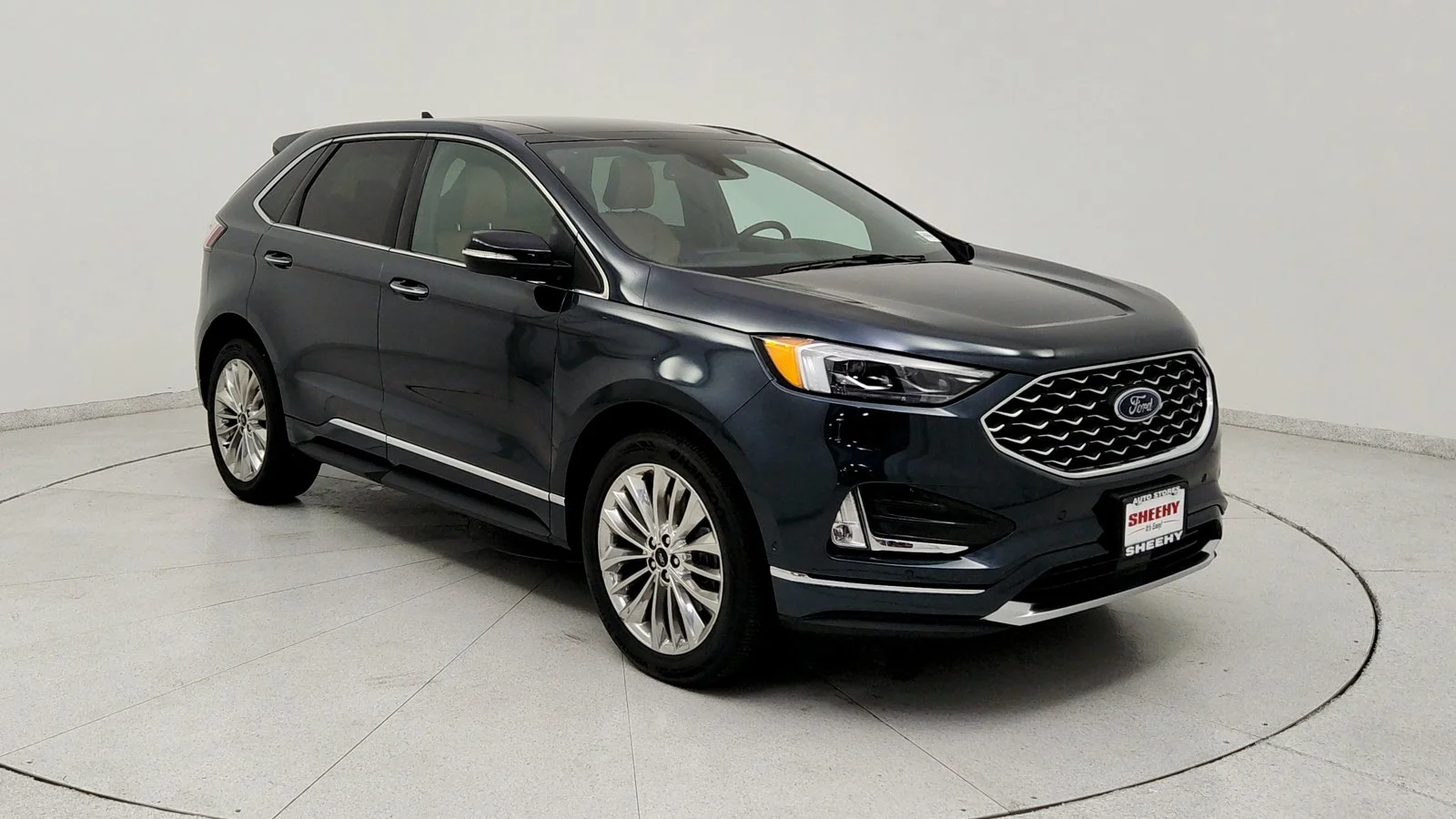 Used 2024 Blue Ford Titanium image 1