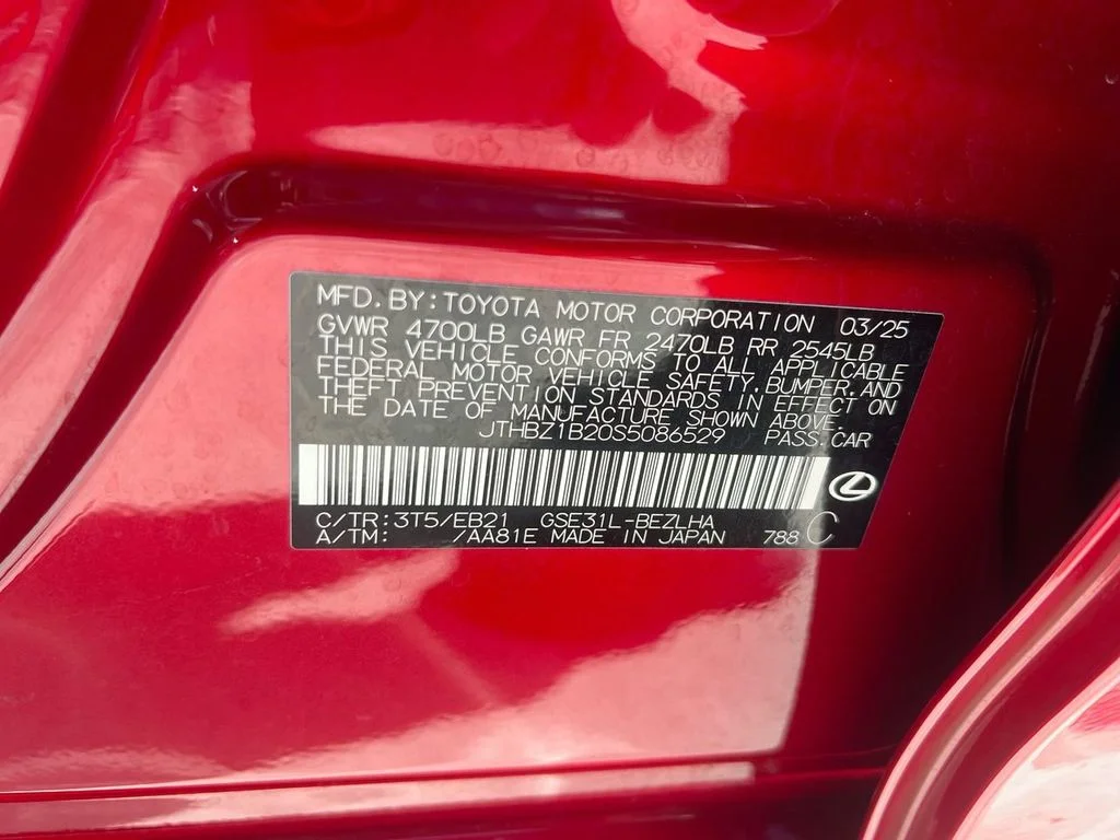 Certified Used 2025 INFRARED Lexus 350 F SPORT Design image 22