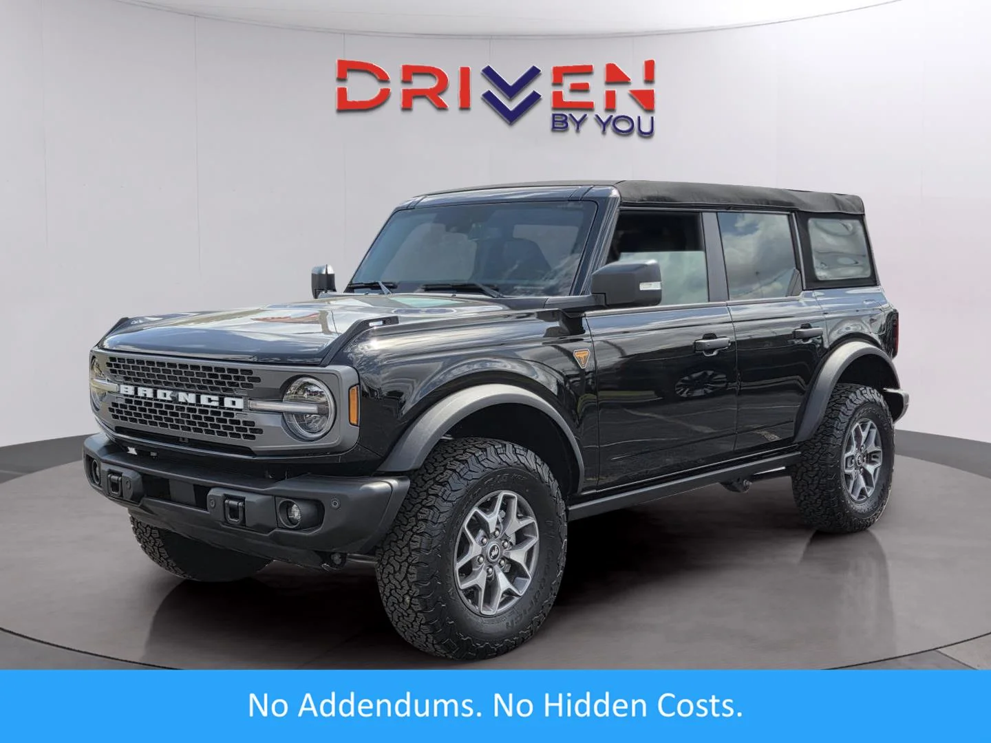 Used 2025 Shadow Black Ford Badlands image 1