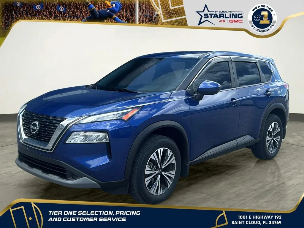 Used 2023 Blue Nissan SV FWD image 1