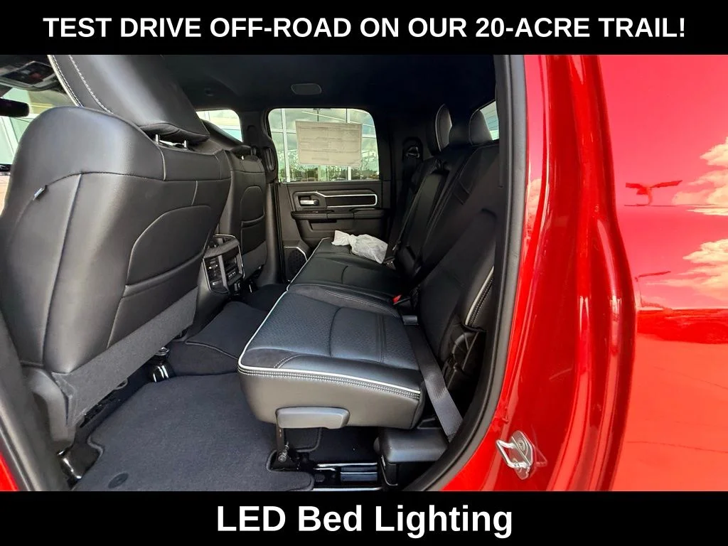 New 2026 Flame Red Clear-Coat Exterior Paint RAM Laramie image 27