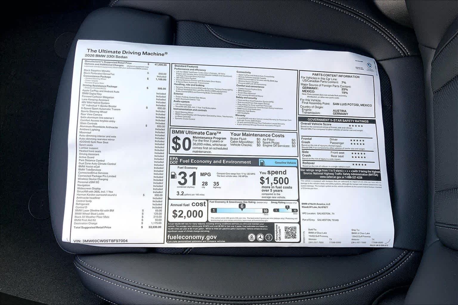 2026 BMW 3 Series 330i - Photo 19