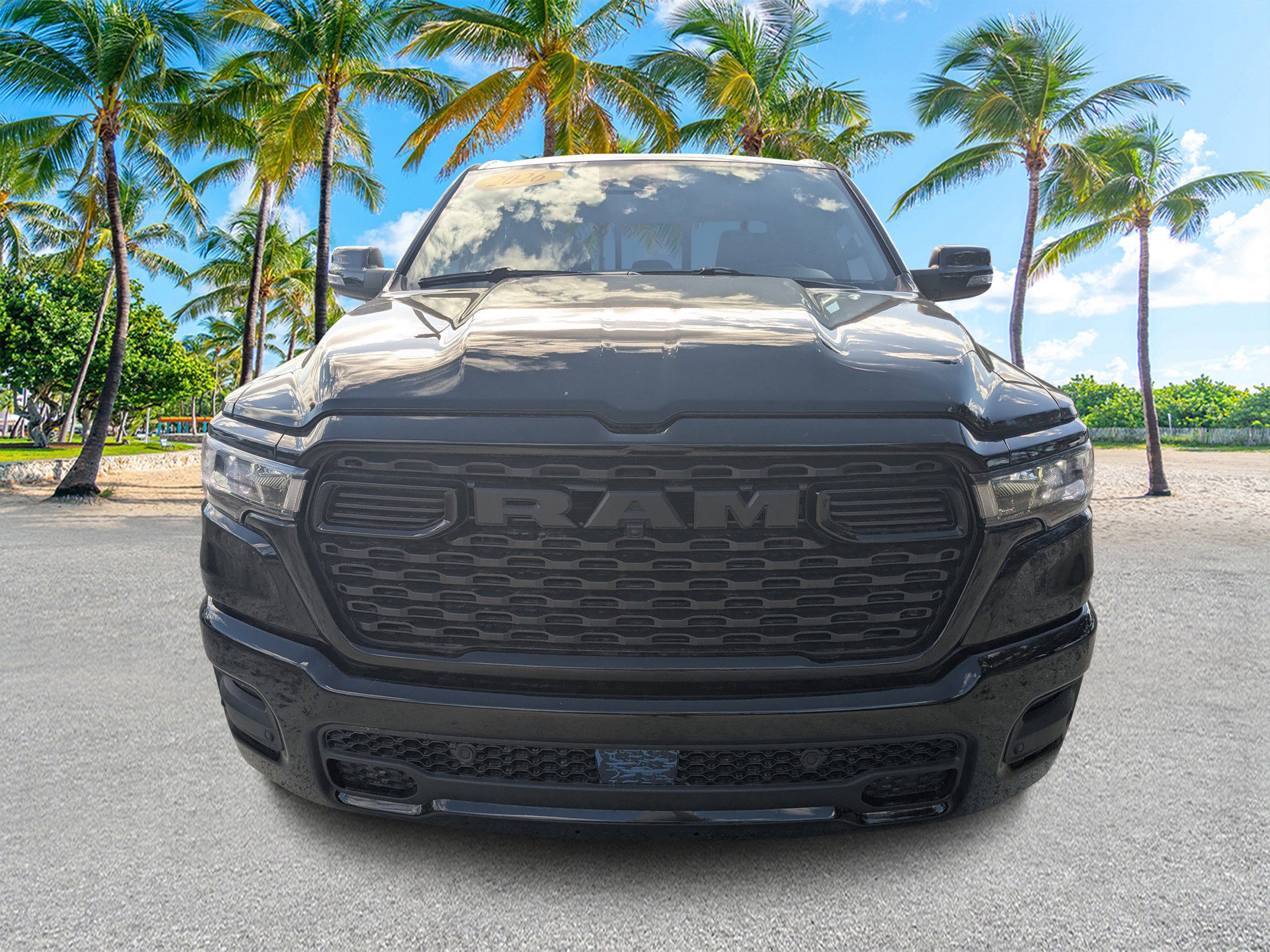 New 2026 Diamond Black Crystal Pearlcoat RAM Big Horn image 8
