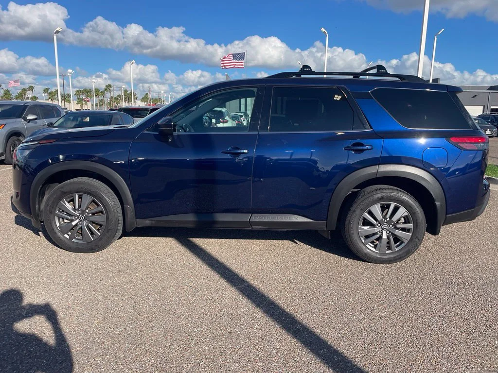 Certified Used 2025 Blue Nissan SV image 2