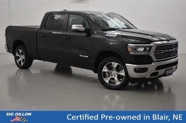 Used 2023 Diamond Black Crystal Pearlcoat Ram Laramie image 11