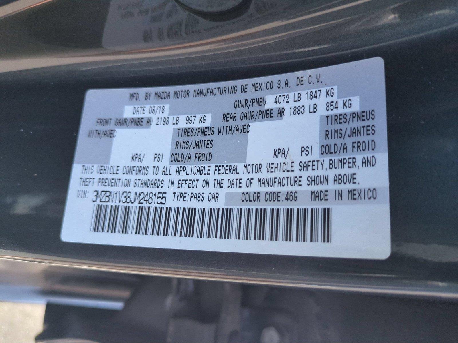Used 2018 Machine Gray Metallic Mazda Touring image 39