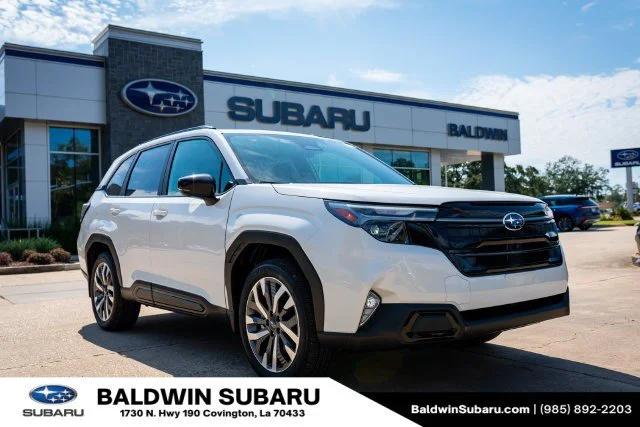 New 2026 Crystal White Pearl Subaru Touring image 1
